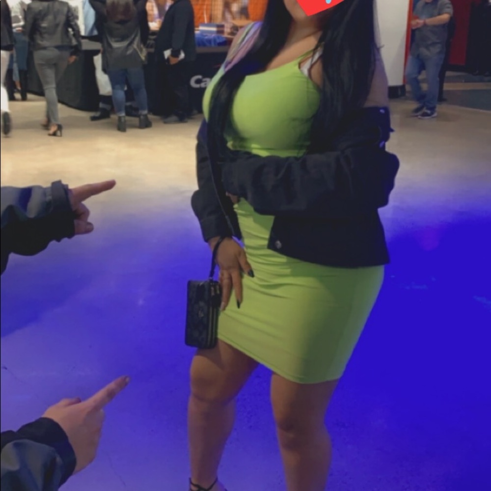 Bright Lime Dress